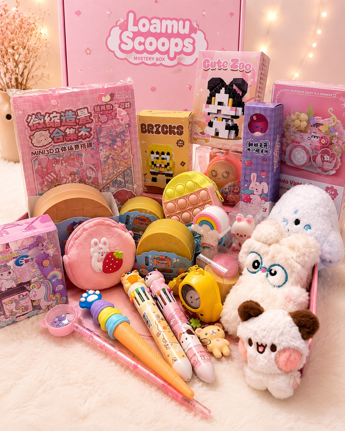 💕 Cute Scoop – Premium Kawaii Mystery Box