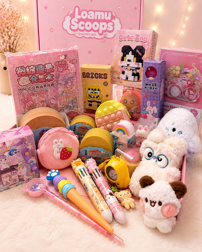 💕 Cute Scoop – Premium Kawaii Mystery Box