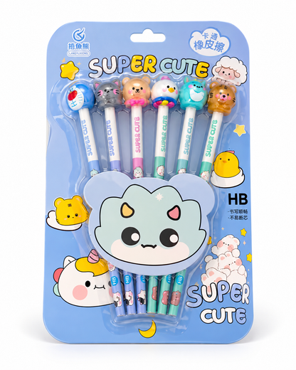 Kawaii pieštukų rinkinio pakuotė