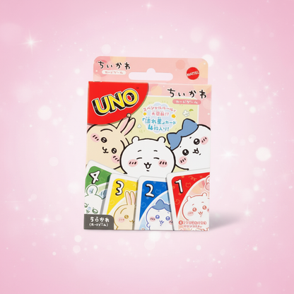 Chiikawa UNO dėžutė – kawaii kortų žaidimas