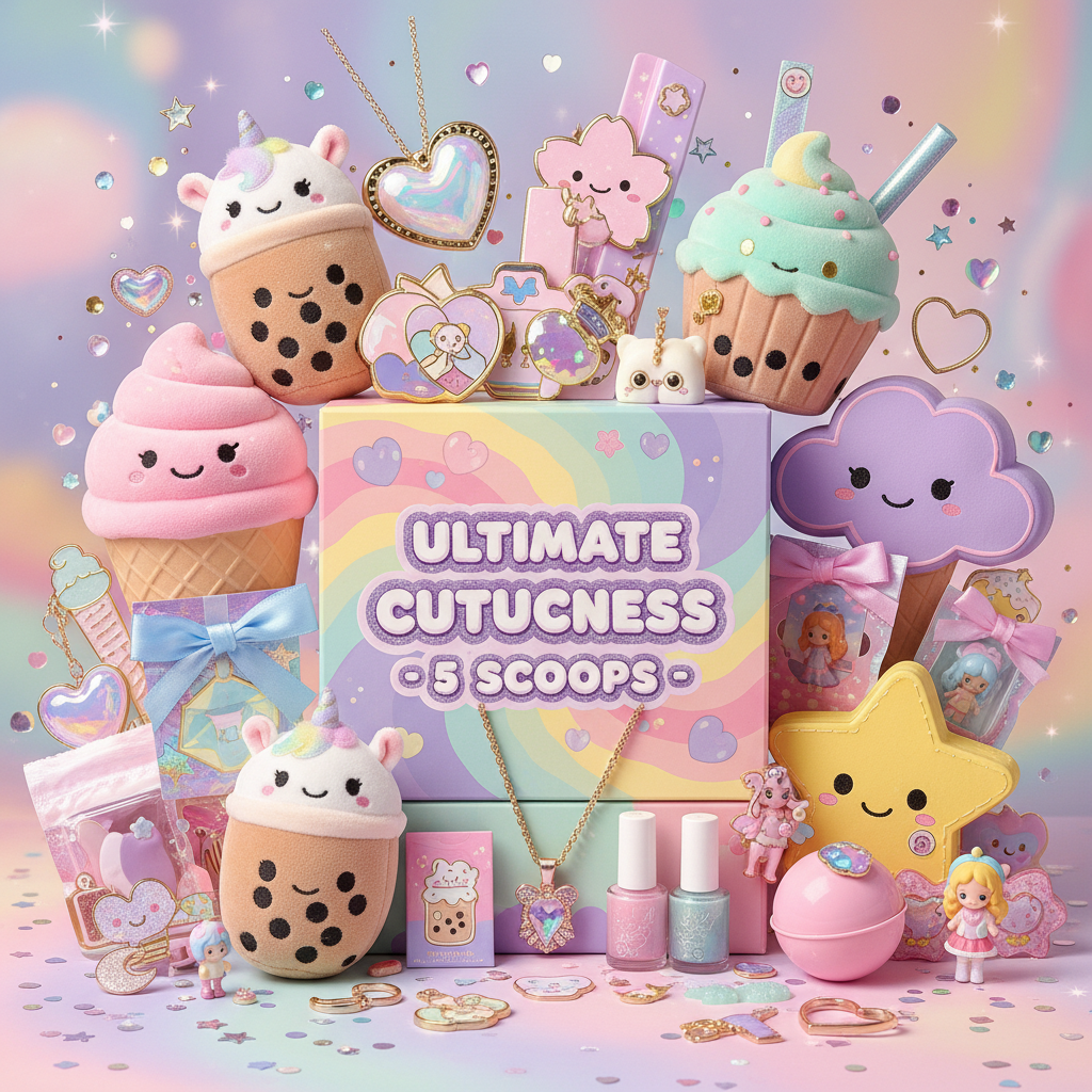 💕 Cute Scoop - Premium Kawaii Mystery Box