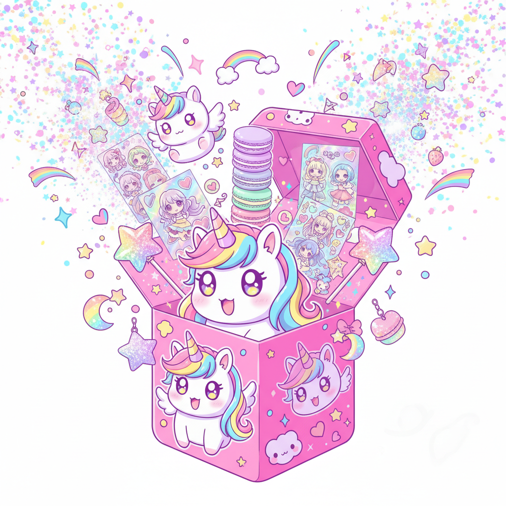Unicorn Scoop - anime stilius